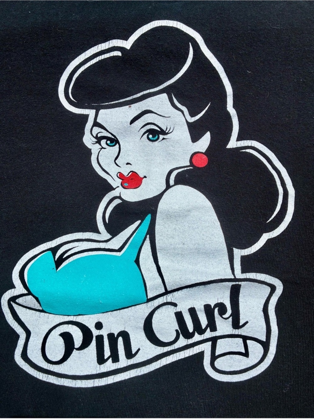 Vintage rockabilly, Punk tattoo, pinup girl, T-shirt